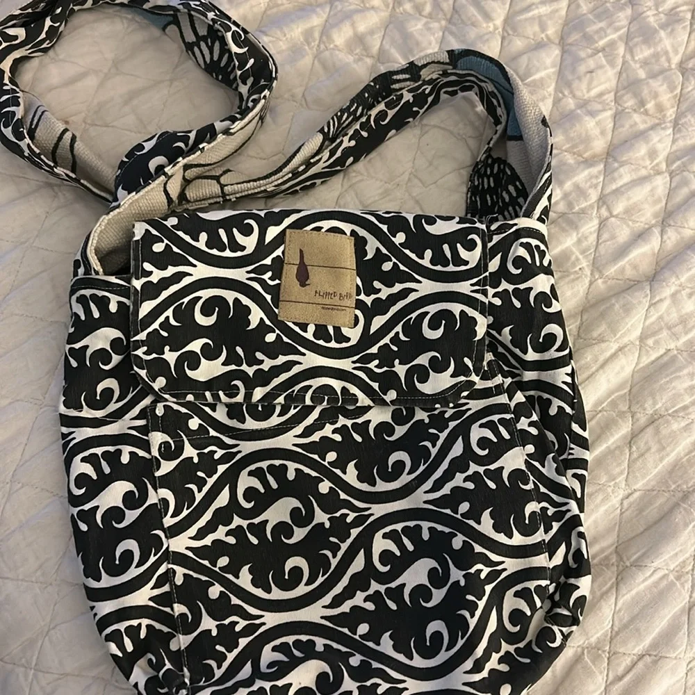 Flipped Bird reversible crossbody